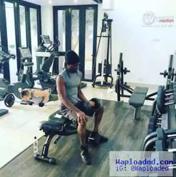 Paul Okoye also shares his sexy workout photos